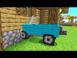 i crashed a car in minecraft..