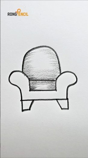 How to draw sofa | Sofa drawing | #easydrawing #art #drawing