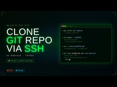 How to Clone Git Repositories Using SSH in Termux (Android) – Step by Step