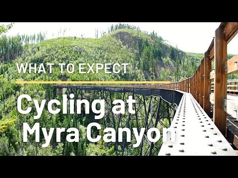 Myra Canyon Trestles Kettle Valley Railway Trail Kelowna BC Okanagan Cycling 2020