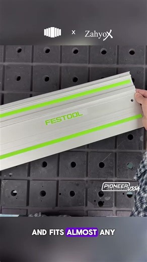 Compatible with All Pioneer Jigs and Your Favorite Track Saw System | Zero Tolerance Rail Guide