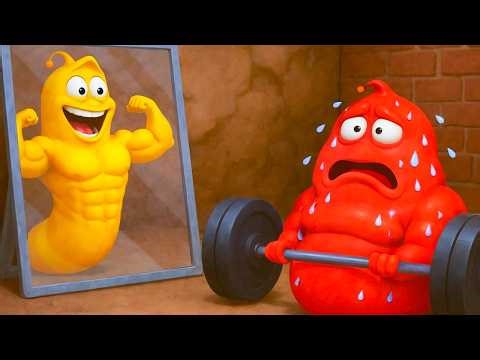 LARVA Funny Animation | LARVA AND BODY goals | Cartoons | Comics