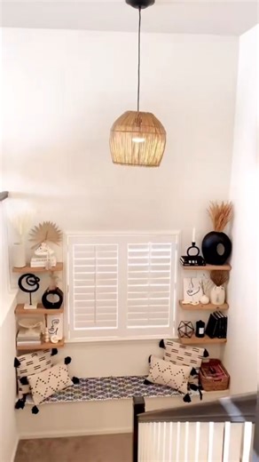 DIY boho pendant light: Budget friendly basket hack