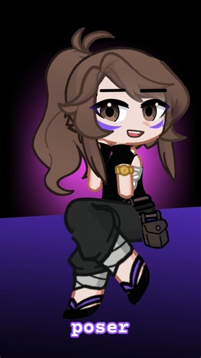 Poser// animation meme// #alightmotion #gachaocs #gachalife2