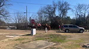 Y’all Jackson has got do something about this traffic. I got stuck behind a wagon train for 20 minutes today! jk, it's the Dixie National & they are here this weekend. Check 'em out. Fun fact, they let me ride a bull in it about 30 years ago. | Meteorologist Dave Roberts WLBT
