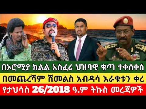 Ethiopian News¶የታህሳስ 26/2018 ዓ.ም መረጃዎች ¶January 04/2026#Anchormedia #Amharafano #Anchorzena