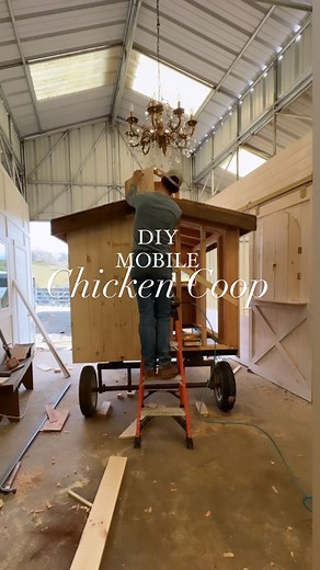 48K views · 645 reactions | ✨ Mobile chicken coop trailer build....