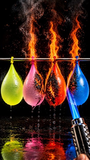 Lightsaber Lighter vs Water Balloons 🎈🔥