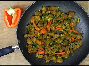 Quick And Tasty Curry Chicken Livers.