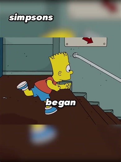 When you are too late to hide your bad grade￼#simpsons #cartoon #foryou #fyp