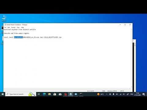 Install Adobe Reader from Command line..Batch File..