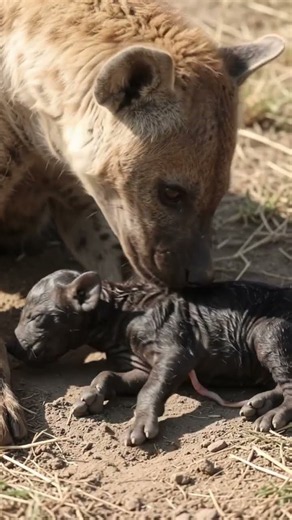 *Hyenas: Giving Birth & Raising Their Young* 🐺 #wildlife