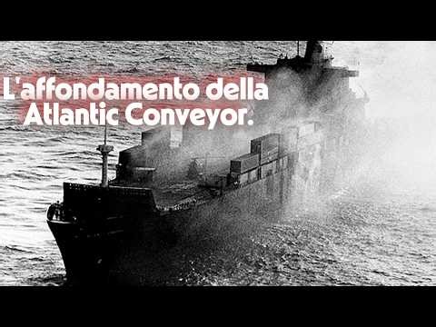 The sinking of the Atlantic Conveyor 🇦🇷💥🇬🇧 #royalnavy #falklandswar #armadaargentina #falkland