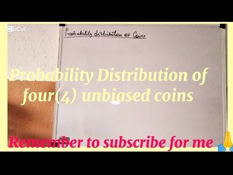 Probability Distribution of FOUR(4) unbiased coins