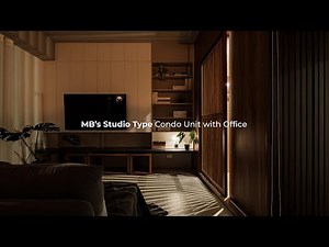 MB’s Studio Type Condo Unit with Office | A 48 sqm Industrial-Japanese Condo Unit in Pasig City.