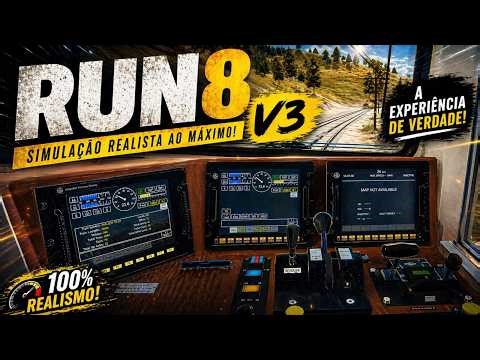 Run8 V3-SEGURA O FREIO! 🚨 Trem de 60 Vagões na Serra de Mojave