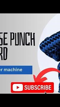 How to use your punch card on the silver machine | machine knitting Punchcard for beginners