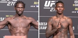 UFC 276 Main Event Weigh-in Video: Israel Adesanya and Jared Cannonier