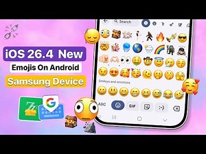 How to Get Latest iOS 26.4 Emojis on Samsung | One UI 7 Android 15 | iPhone Emojis on Android 🤯🔥