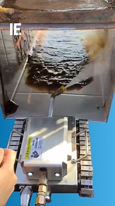 Interesting Engineering on Instagram: "HVAC cleaning is a time-consuming, grimy process for humans. This new robot makes short work of the process with rotating water jets. It can clean all system surfaces at the same time."