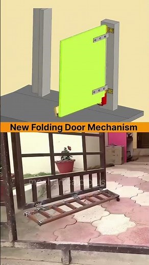 New folding door 🚪 mechanism ⚙️ #automobile #machine #3dprinting #3d #engineering #mechanical