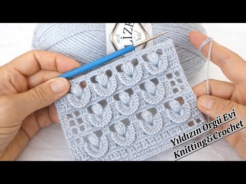 WOW! ✨ Çok Zarif Çiçekli Örgü Modeli: Super Elegant Floral Crochet Pattern