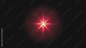 Twinkling star on screen background motion graphic effect. Twinkling stars, flashing light