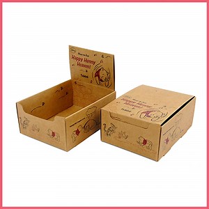 [Hot Item] Printed Brown Kraft Cardboard Counter Display Box Packaging PDQ