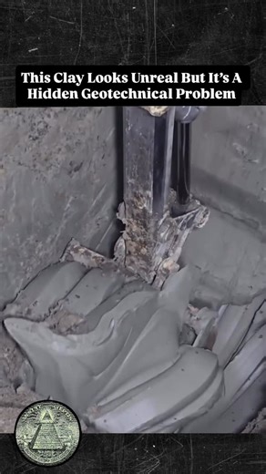 @hiddentruth1_ on Instagram: "🧱 Looks perfect… but it isn’t ⚠️ At first glance, this clay appears smooth, clean, and stable. However, beneath the surface, it hides a serious geotechnical issue that can lead to structural failures and unexpected damage. 👁️‍🗨️ Not everything that looks solid is truly safe. Hidden problems often cause the biggest disasters. 🕳️ 🔍 Watch closely. #Geotechnical #Engineering #HiddenProblem #SoilMechanics #Construction #Infrastructure #Unexpected #ScienceFacts #Mind