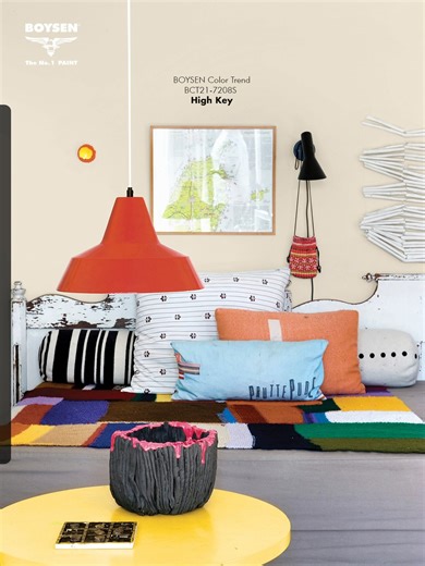 4.2K views · 30 reactions | Let your eclectic collection of knick-knacks take center-stage by having a neutral wall color. Having a good base can provide balance and freedom to mix-and-match colorful accents, so play around and see what works for you! #FromHousetoHome #BOYSENPaints * The colors presented are from the BOYSEN Color Trend. These special colors can be mixed as BOYSEN Permacoat Latex at our Mix & Match stations. | Boysen Paints Philippines | Facebook