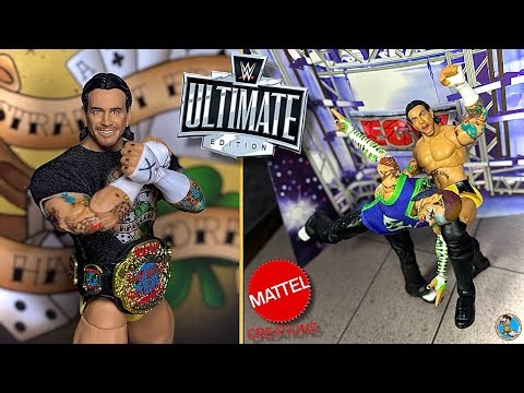 WWE ULTIMATE EDITION CM PUNK ACTION FIGURE REVIEW! STRAIGHT EDGE MATTEL CREATIONS EXCLUSIVE!