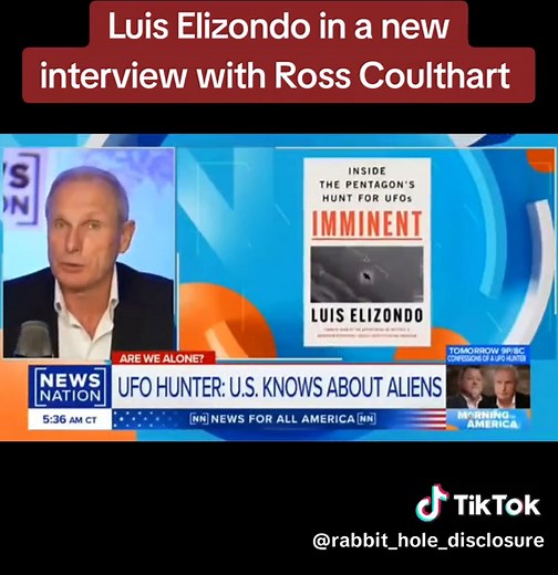 Ross Coulthart new interview with Luis Elizondo premiering tonight 8/23/2024. #ufo #alien #uap #technology #military #ET