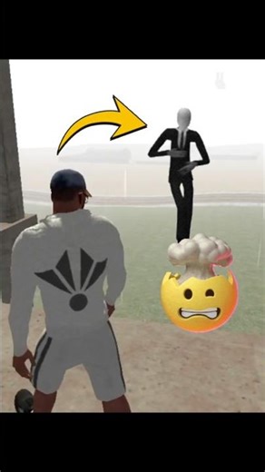 Slender Man aa gaya 🤯 Indian Bike Driving 3D #shorts #indianbikedriving3d