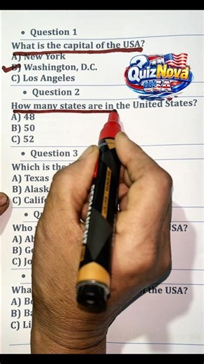 Can You Beat This USA Quiz? Most People Fail! 😱 Part 1 #quizquestions