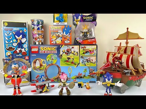 $100 Sonic LEGO Set Unboxing Review | Newest Sonic Prime Netflix Collection | Fidget Spinner Watch