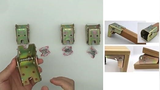 4PCS Folding Table Leg Extension Bracket