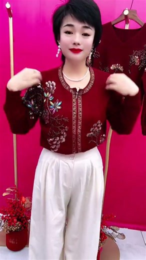 new Shop Knitted Sweater, Autumn and Winter Color Block Long Sleeve Tassel#trending #viral #video