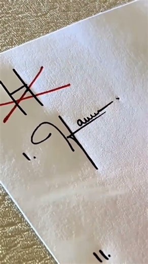 How ro sign the letter H?