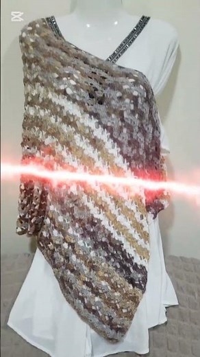 How To Crochet Shell Shawl For Beginners | Easy Crochet Shawl Step By Step #crochetshawl #crochet