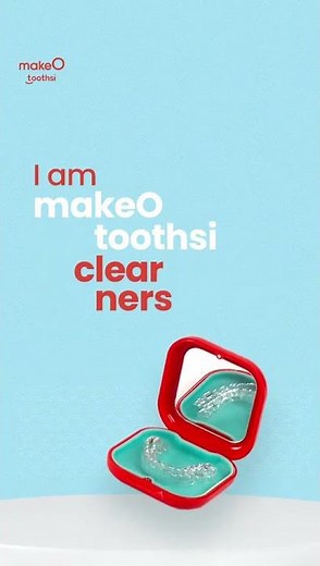 The makeO toothsi clear aligners are synonymous to comfort and ease! Book your first free scan now!