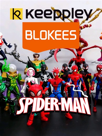 Keepley and Blokees Spiderman Model Kit Review