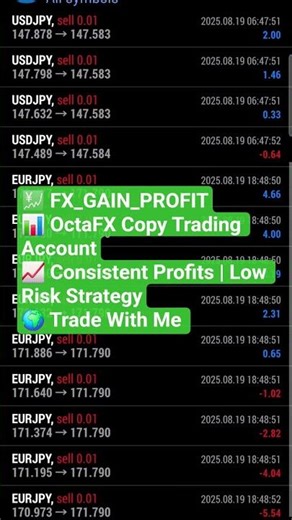 FX_GAIN_PROFIT OctaFX Copy Trading Account #copytrading #octafx #octafxcopytrading