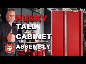 Husky Garage Cabinet | Easy Assembly