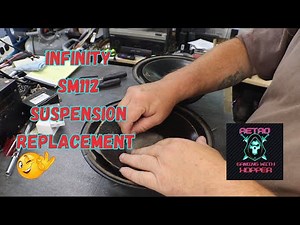 Infinity SM112 Speaker Repair New Suspension