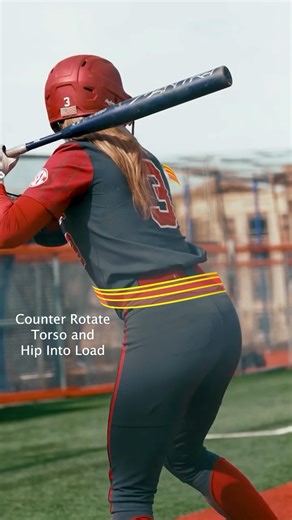 Understanding Torque and Sequence is Critical 🔥 Elite hitter torque, rotate/counter rotate, turn with their hips and their torso Now when these happen is so important! We start by turning into our back leg with our hips closely followed by the torso Then as we stride, we continue to counter rotate with the hips slightly and a good amount with the torso Then as we see the pitch location, the hips explode while the torso stay closed and on the ball The rotation from the hips then stretching the m
