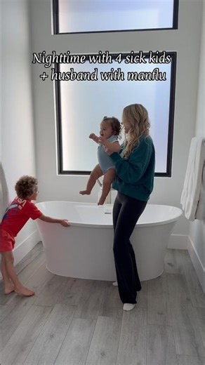 Spend a sick night with us 🤧 #vlog #family #sickday