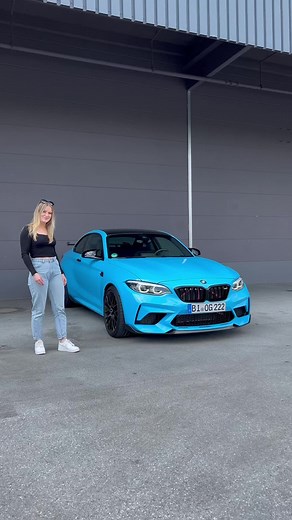BMW M2 Competition in Miami Blue 🦋💙 more on Instagram: mvc_customs #wrapping #m2 #m2competition #bmw #foryou #fyp #folierung #carsoftiktok