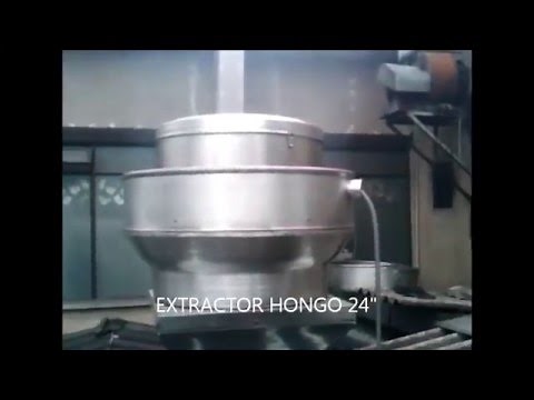 EXTRACTOR CENTRIFUGO TIPO HONGO
