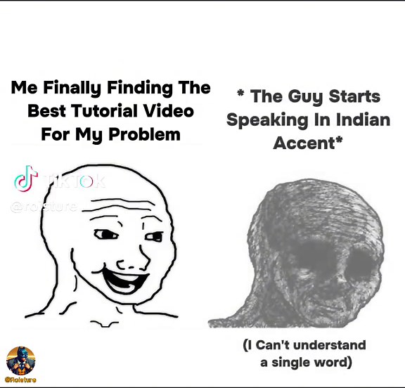‏India accent 😭 #memes #indian #blowthisup #griffrule #viral #fyp