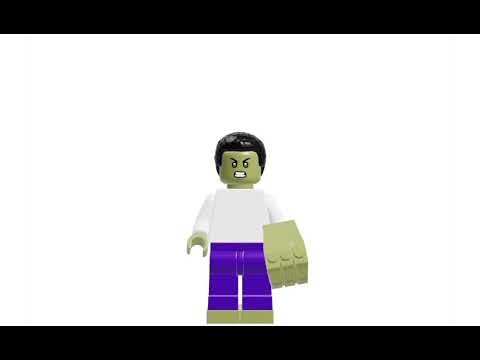 Lego hulk transformation
